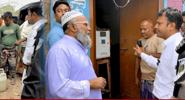 বাড়িতে অ’বৈ’ধ মিনি পাম্পে ৩ হাজার লিটার ডিজেল! ব্যবসায়ীকে ৫০ হাজার টাকা জরিমানা