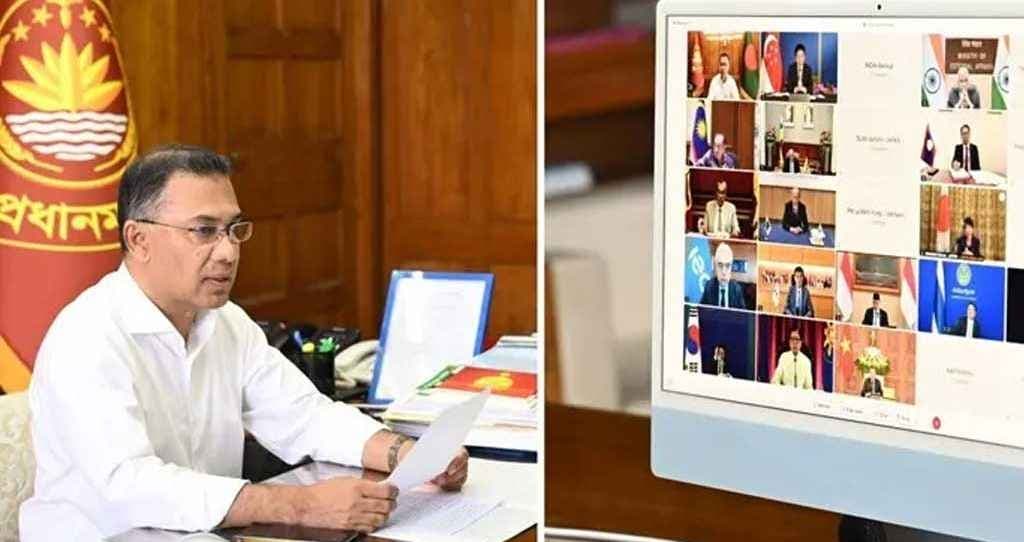 এশিয়া জিরো এমিশন সম্মেলনে বক্তব্য দিলেন প্রধানমন্ত্রী