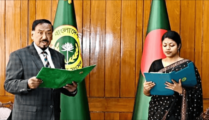 সংরক্ষিত নারী আসনের এমপি হিসেবে শপথ নিলেন নুসরাত তাবাসসুম