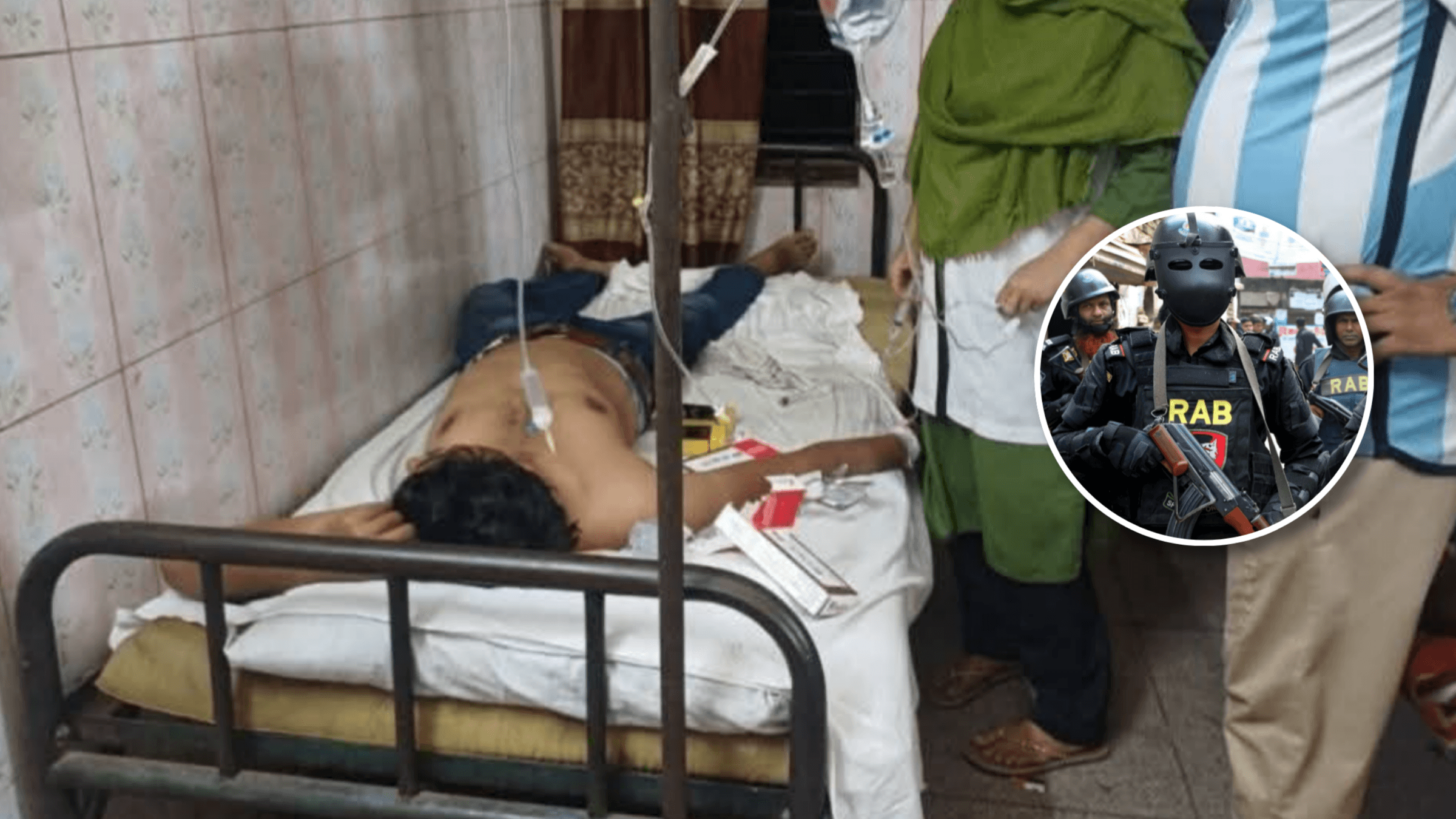 লালপুরে মাদকবিরোধী অভিযানে র‍্যাবের ওপর হামলা, সদস্য আহত