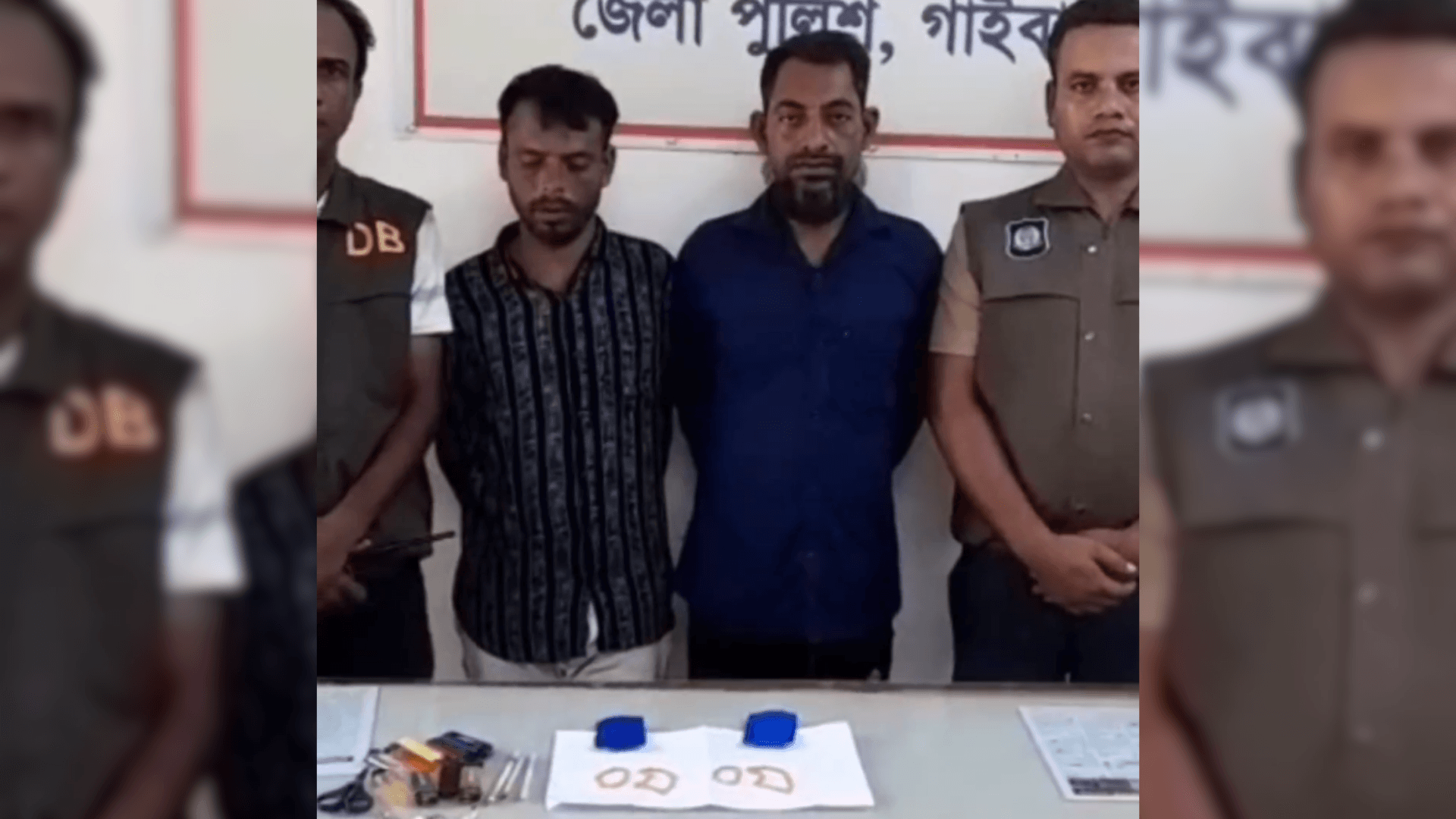 গাইবান্ধায় ১০০ পিস ইয়াবাসহ দুইজন গ্রেপ্তার, জানালা দিয়ে পালালেন আরেকজন