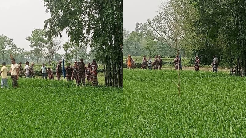 লালমনিরহাটের সীমান্তে বিএসএফের গুলিতে যুবক আহত, ক্ষুব্ধ এলাকাবাসী