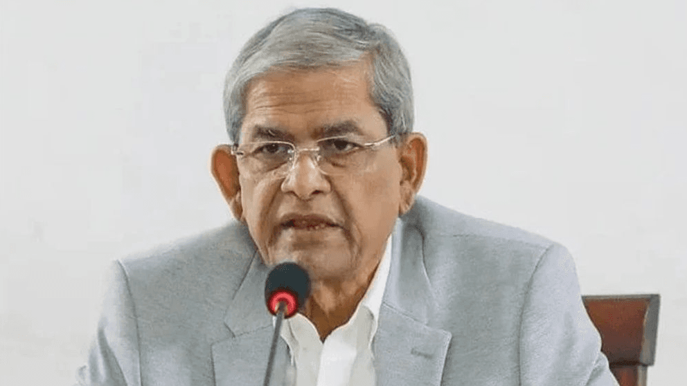 ধর্ষণ ও শিশু নির্যাতনের ঘটনা দীর্ঘদিনের নৈতিক অবক্ষয়ের প্রতিফলন: মির্জা ফখরুল