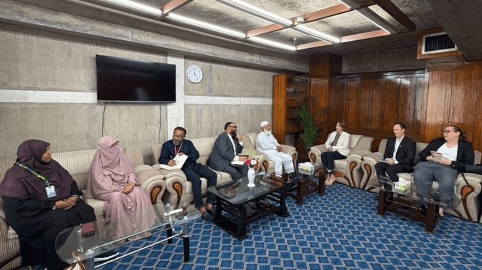 বিরোধীদলীয় নেতার সঙ্গে অস্ট্রেলিয়ার হাইকমিশনারের সৌজন্য সাক্ষাৎ
